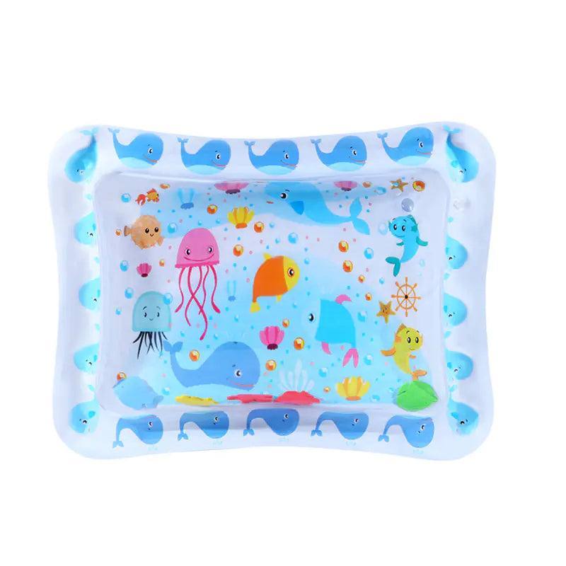Inflatable Baby Water Pad with Ocean Animals