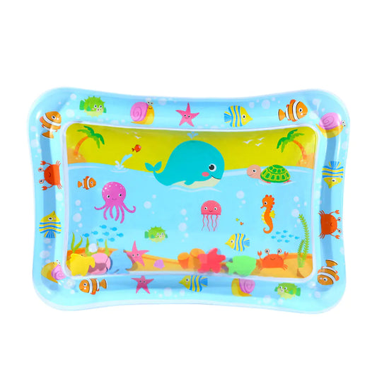 Inflatable Baby Water Pad with Ocean Animals