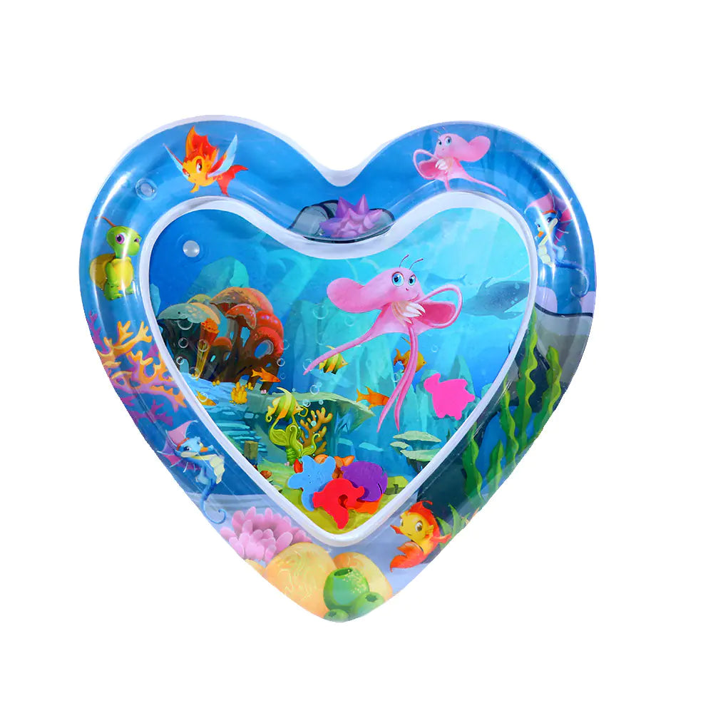 Inflatable Baby Water Pad with Ocean Animals