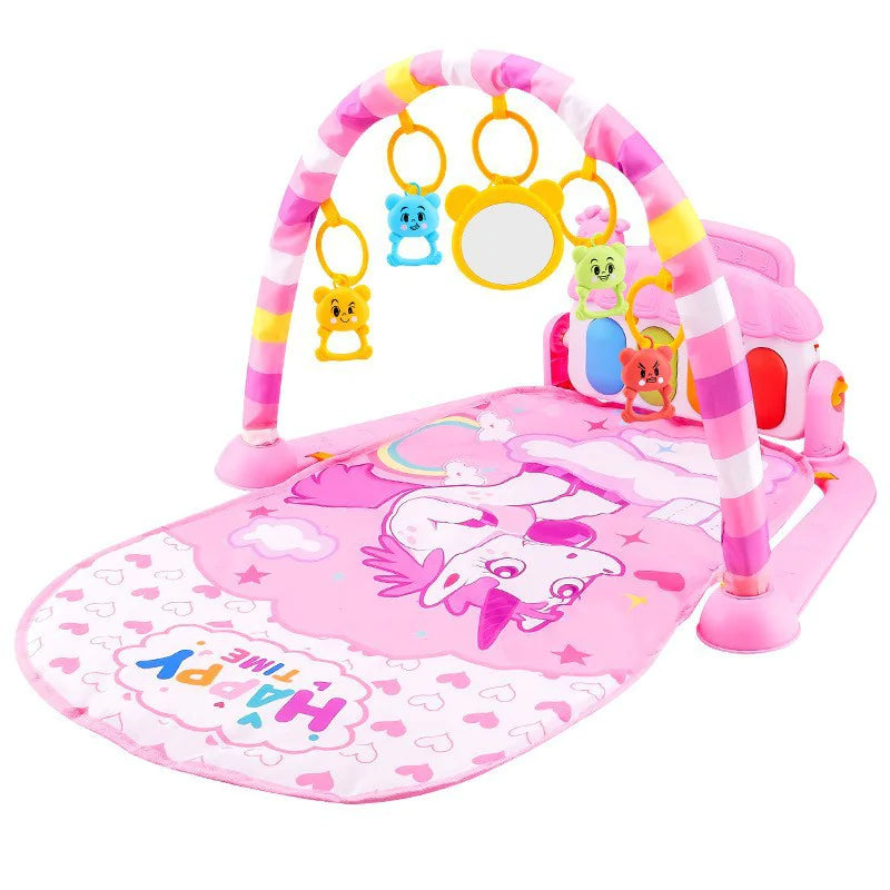 Musical Piano Baby Gym with Hanging Toys