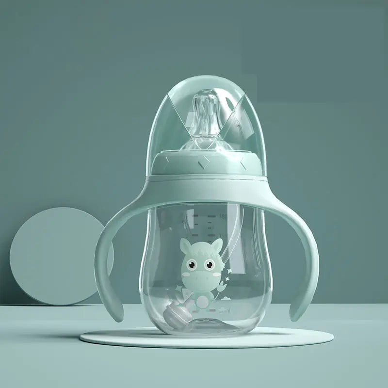 BPA Free Straw Bottle For Milk And Water | Leakproof And Easy-Sip for Babies
