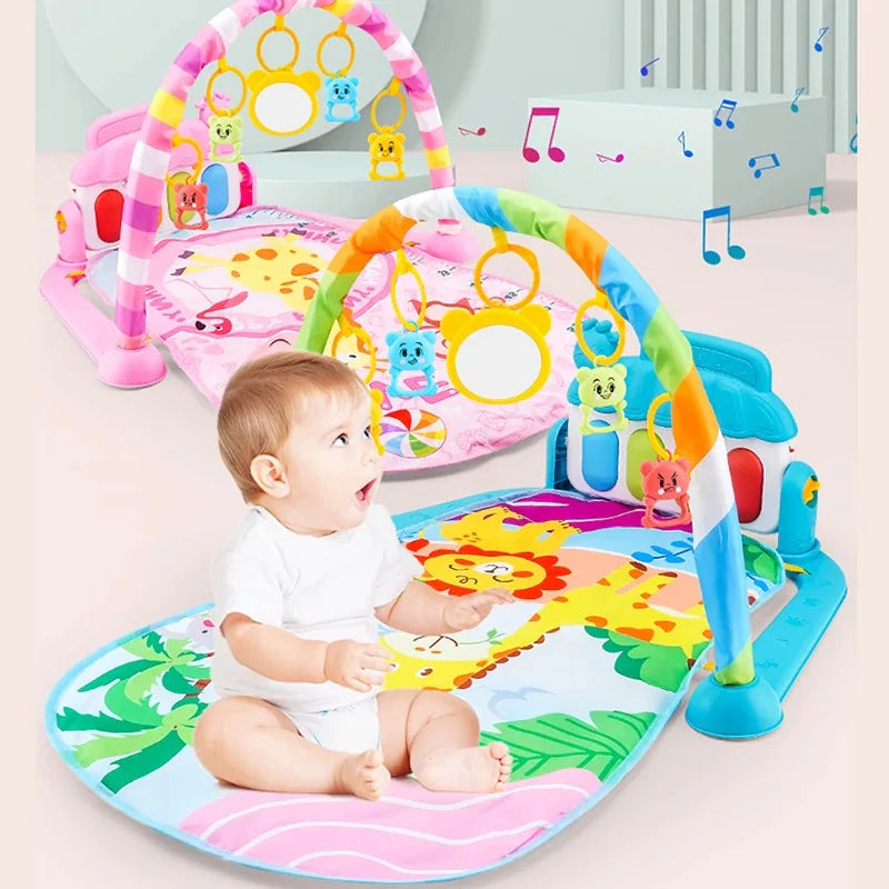 Musical Piano Baby Gym with Hanging Toys