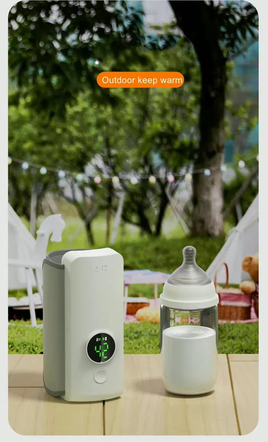 Portable Bottle Warmer – Rechargeable & Travel-Friendly