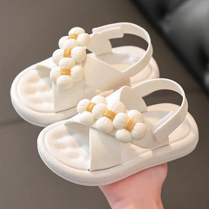 Girls' Summer Sandals - Soft Non-Slip Beach Shoes
