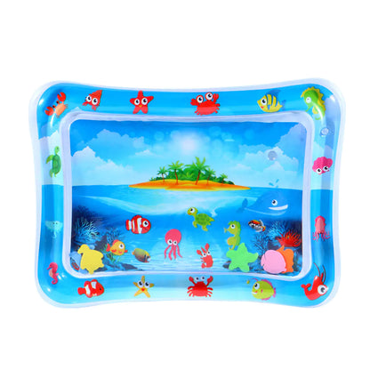 Inflatable Baby Water Pad with Ocean Animals
