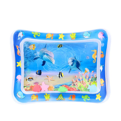 Inflatable Baby Water Pad with Ocean Animals