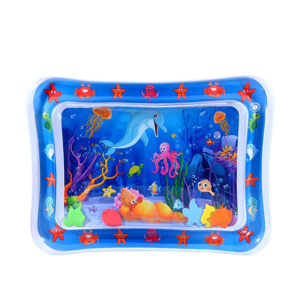 Inflatable Baby Water Pad with Ocean Animals