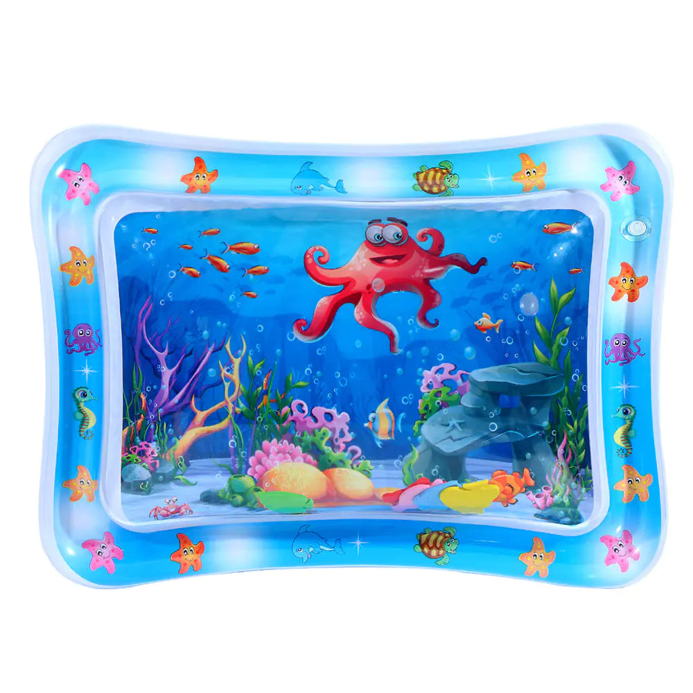 Inflatable Baby Water Pad with Ocean Animals