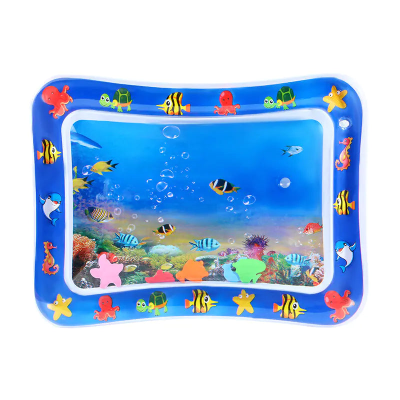 Inflatable Baby Water Pad with Ocean Animals
