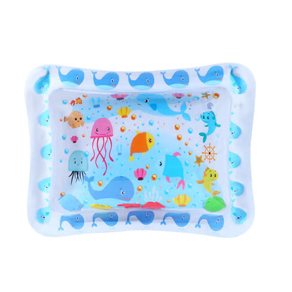 Inflatable Baby Water Pad with Ocean Animals