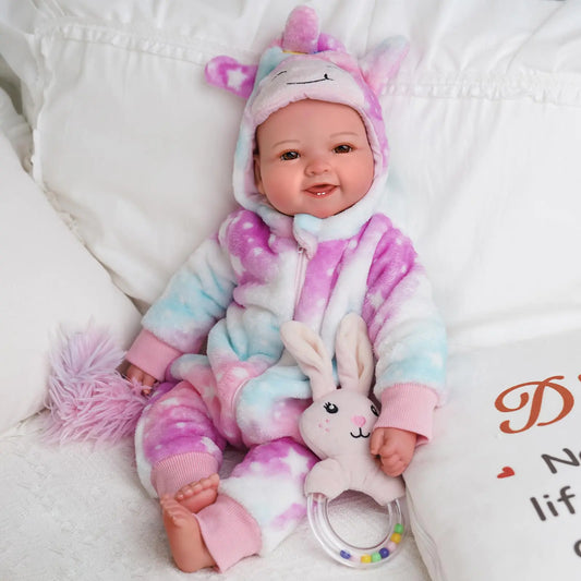 BABESIDE 17 Inch Realistic Soft Baby Doll – Lifelike Doll with Accessories, Perfect Gift for Girls 3+