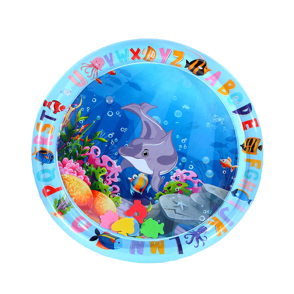 Inflatable Baby Water Pad with Ocean Animals