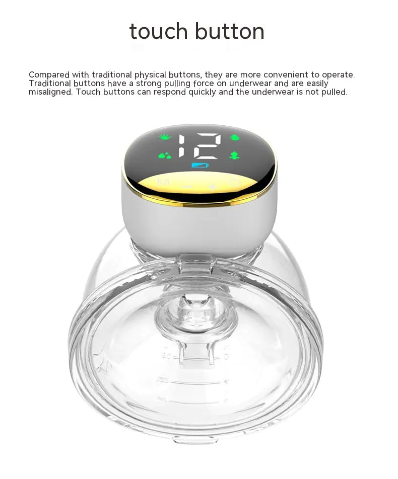 Hands-free Portable Wearable Electric Milk Storage Device