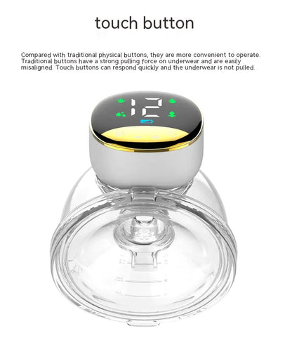 Hands-free Portable Wearable Electric Milk Storage Device