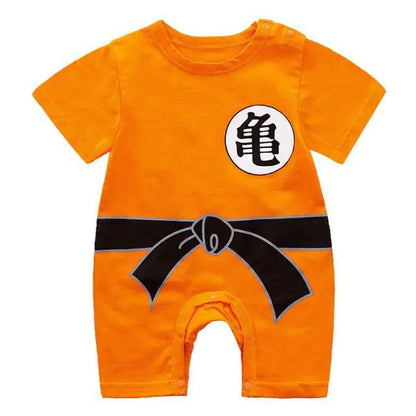Cute Cartoon Printed Short Sleeve Baby Bodysuits