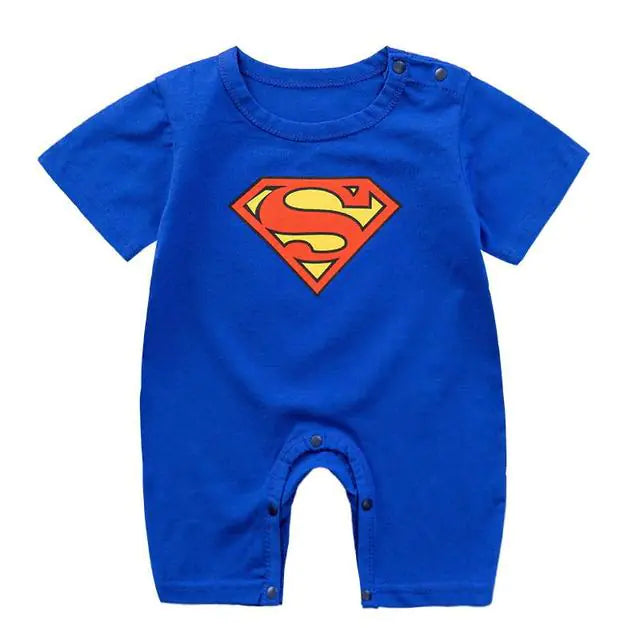 Cute Cartoon Printed Short Sleeve Baby Bodysuits