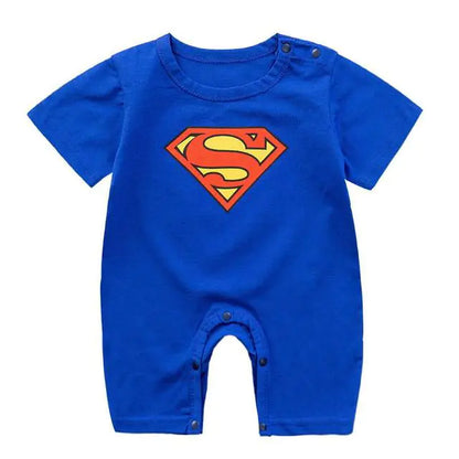Cute Cartoon Printed Short Sleeve Baby Bodysuits