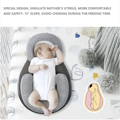 Nest™ by liliababy Baby Pillow for Calm Sleep Without Colic & Reflux