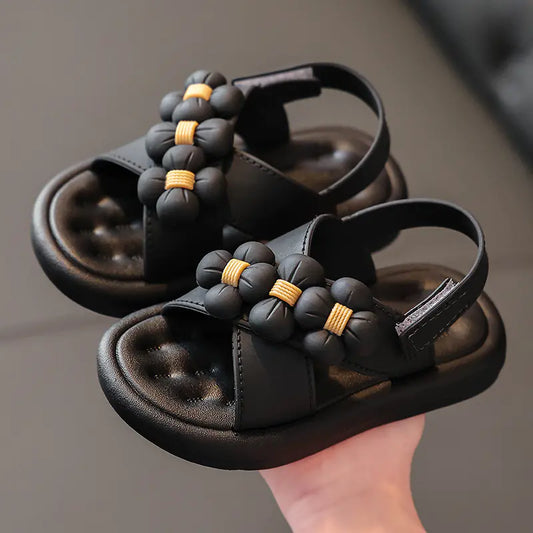 Girls' Summer Sandals - Soft Non-Slip Beach Shoes