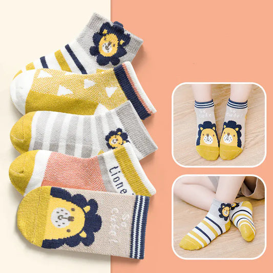 Breathable Cartoon Socks for Baby - Spring & Summer