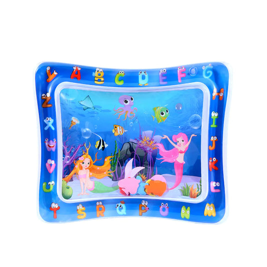 Inflatable Baby Water Pad with Ocean Animals