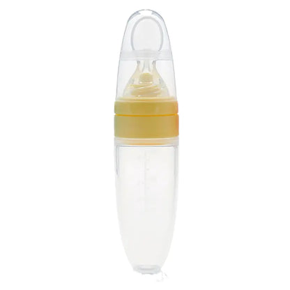 Silicone Feeding Spoon for Babies – With Suction Cup for Mess-Free Mealtimes