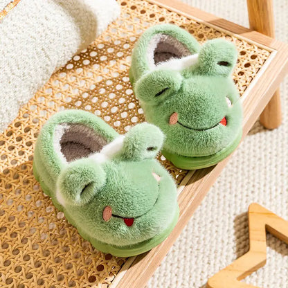 Cute Warm Cotton Bear Shoes for Kids