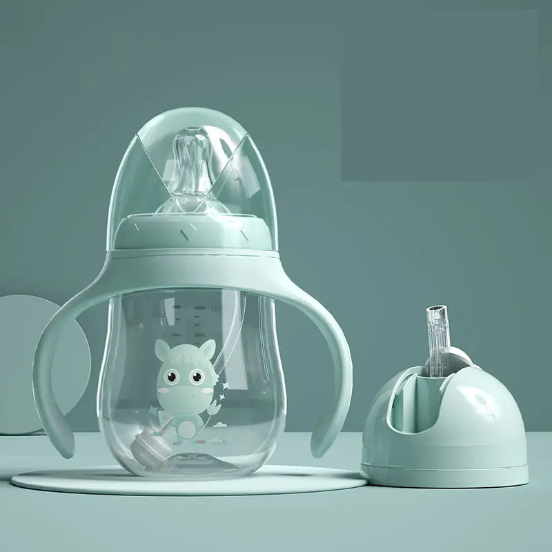 BPA Free Straw Bottle For Milk And Water | Leakproof And Easy-Sip for Babies