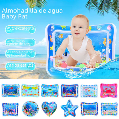 Inflatable Baby Water Pad with Ocean Animals