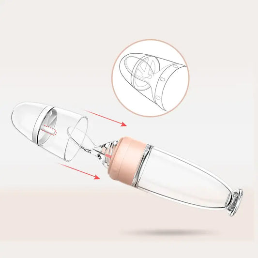 Silicone Feeding Spoon for Babies – With Suction Cup for Mess-Free Mealtimes