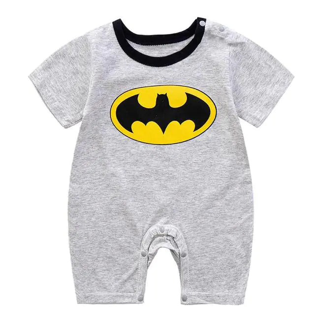 Cute Cartoon Printed Short Sleeve Baby Bodysuits