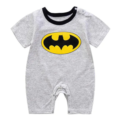 Cute Cartoon Printed Short Sleeve Baby Bodysuits