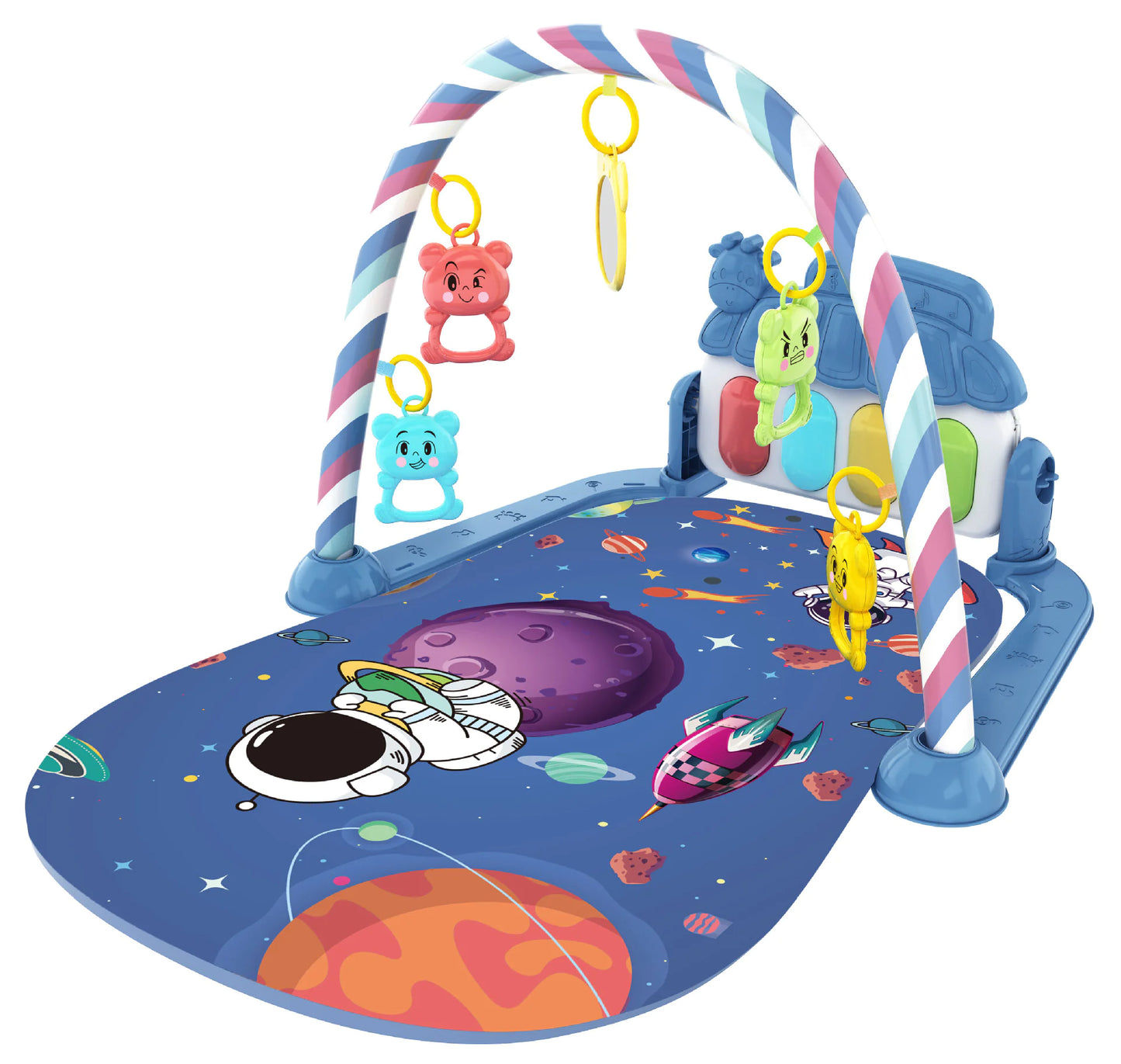 Musical Piano Baby Gym with Hanging Toys