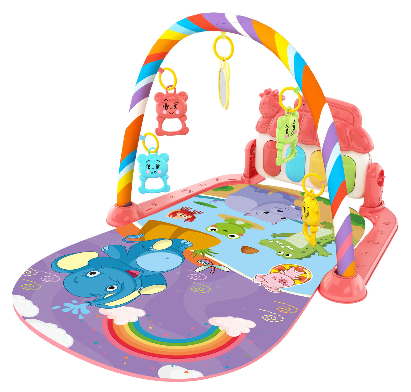 Musical Piano Baby Gym with Hanging Toys