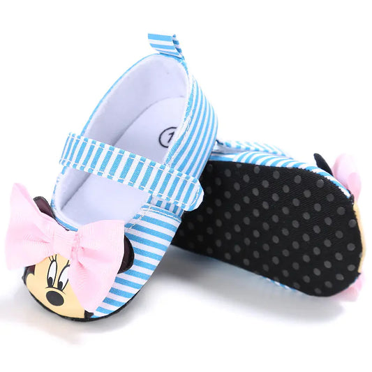 Baby Girl's Cartoon Princess Soft Shoes (0-1 Year)