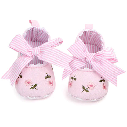 Baby Girl's Cartoon Princess Soft Shoes (0-1 Year)