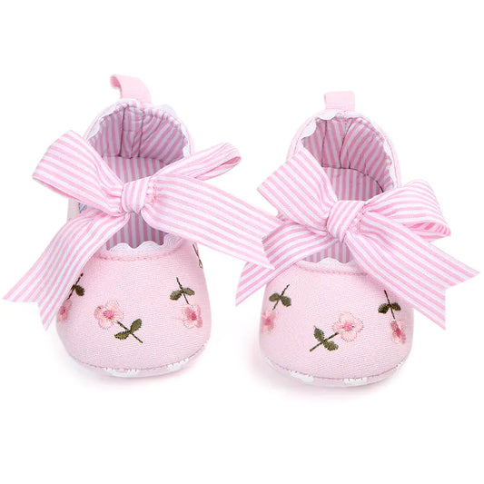 Baby Girl's Cartoon Princess Soft Shoes (0-1 Year)