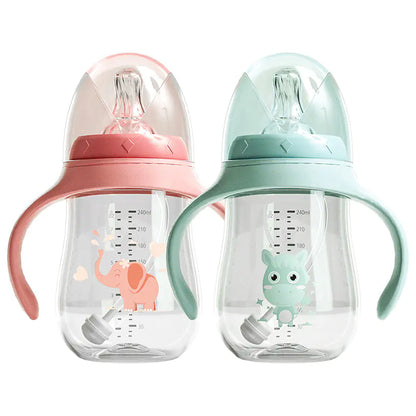 BPA Free Straw Bottle For Milk And Water | Leakproof And Easy-Sip for Babies